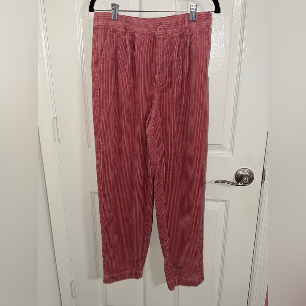 Rowing Blazers Pink Corduroy Straight-Leg Pants - Picture 2 of 6